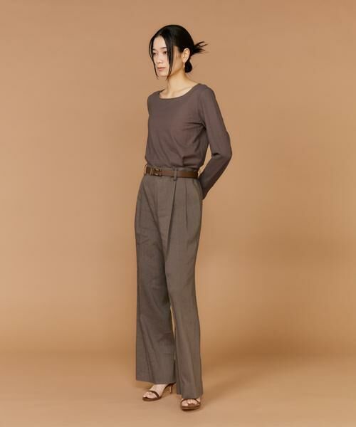 INED / イネド Tシャツ | スクエアネックプルオーバー | 詳細11