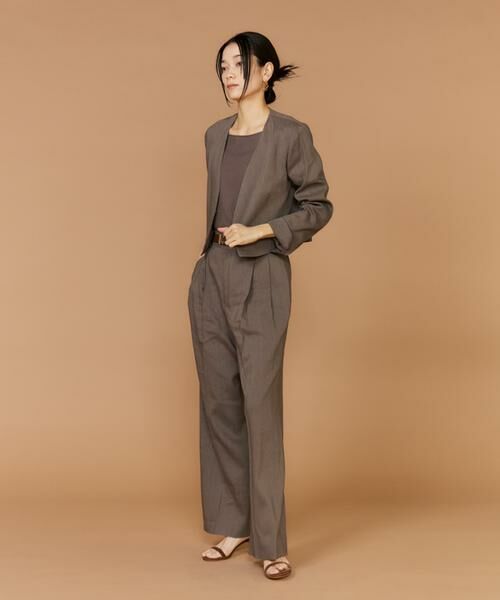 INED / イネド Tシャツ | 《大きいサイズ》スクエアネックプルオーバー | 詳細13