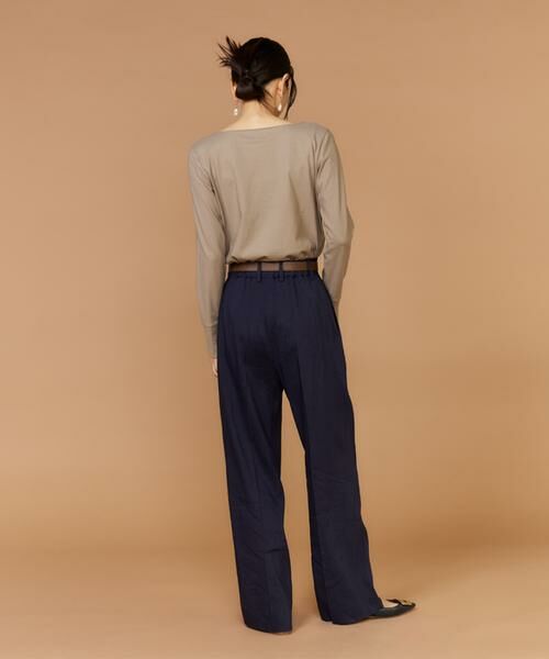 INED / イネド Tシャツ | 《大きいサイズ》スクエアネックプルオーバー | 詳細4