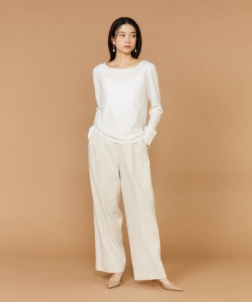 INED / イネド Tシャツ | 《大きいサイズ》スクエアネックプルオーバー | 詳細7