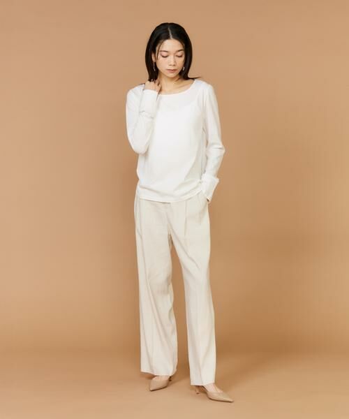 INED / イネド Tシャツ | 《大きいサイズ》スクエアネックプルオーバー | 詳細8