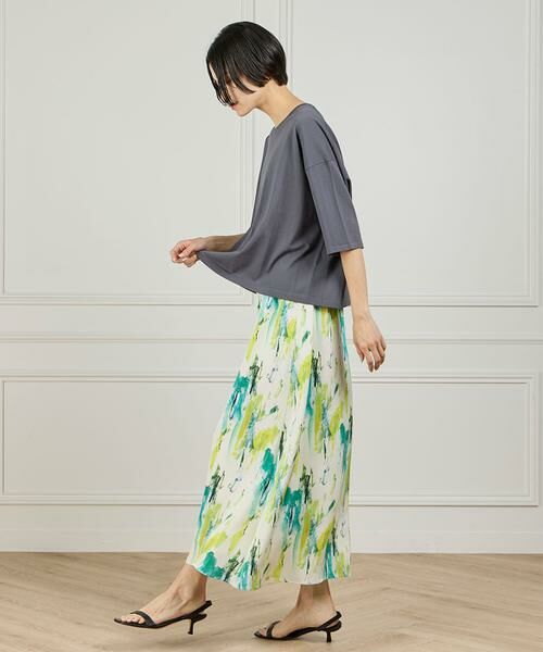 INED / イネド ニット・セーター | 《大きいサイズ》Tシャツ風ニット | 詳細13