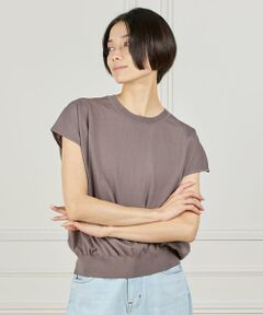 INED / イネド ニット・セーター | 《大きいサイズ》フレンチスリーブニット