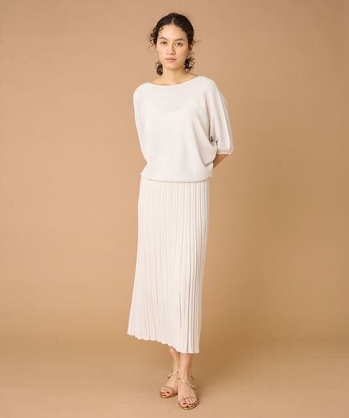 INED / イネド ロング・マキシ丈スカート | 《大きいサイズ》ホールガーメントニットスカート《Cuoo》 | 詳細2