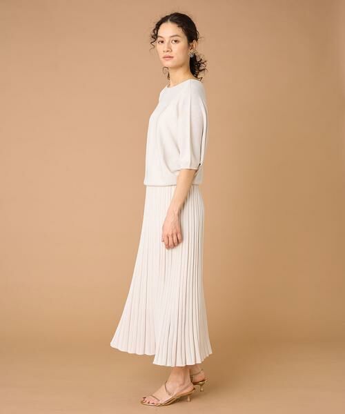 INED / イネド ロング・マキシ丈スカート | 《大きいサイズ》ホールガーメントニットスカート《Cuoo》 | 詳細3