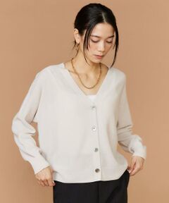 INED / イネド カーディガン・ボレロ | 《大きいサイズ》Vネックカーディガン《Cuoo》
