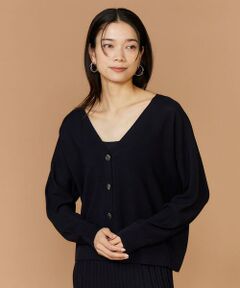 INED / イネド カーディガン・ボレロ | 《大きいサイズ》Vネックカーディガン《Cuoo》