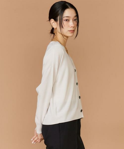 INED / イネド カーディガン・ボレロ | 《大きいサイズ》Vネックカーディガン《Cuoo》 | 詳細14