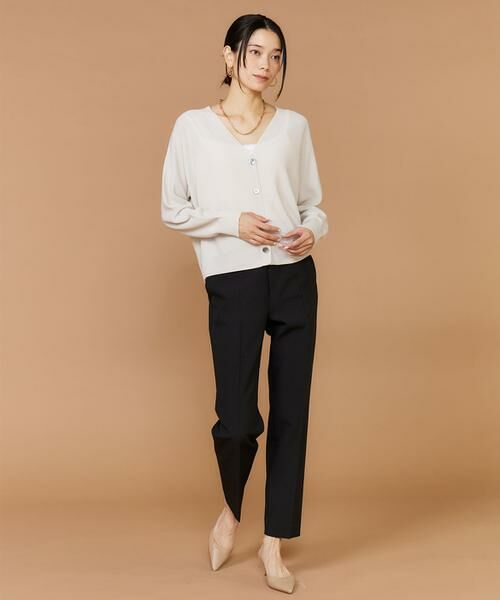 INED / イネド カーディガン・ボレロ | 《大きいサイズ》Vネックカーディガン《Cuoo》 | 詳細4