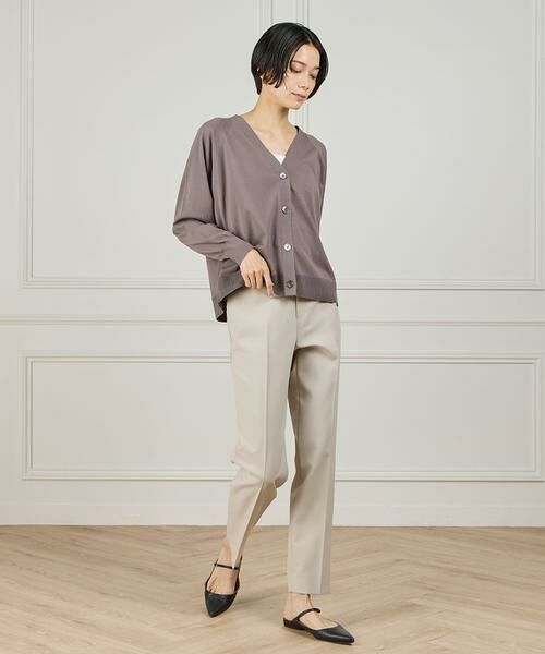 INED / イネド カーディガン・ボレロ | 《大きいサイズ》 Vネックカーディガン | 詳細11