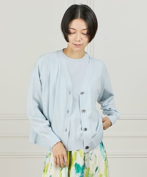 INED / イネド カーディガン・ボレロ | 《大きいサイズ》 Vネックカーディガン | 詳細13