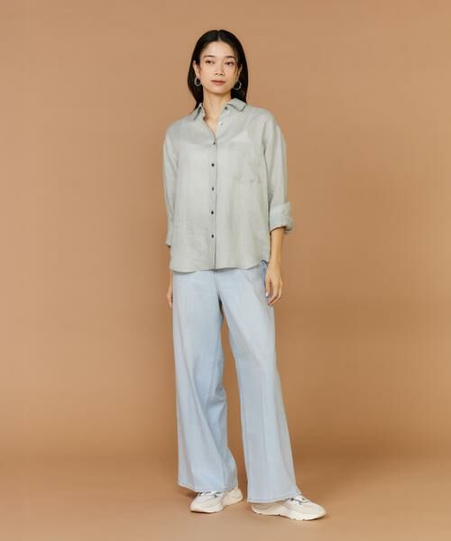 INED / イネド シャツ・ブラウス | リネンレギュラーカラーシャツ　　　 | 詳細5