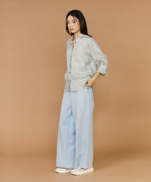 INED / イネド シャツ・ブラウス | リネンレギュラーカラーシャツ　　　 | 詳細7