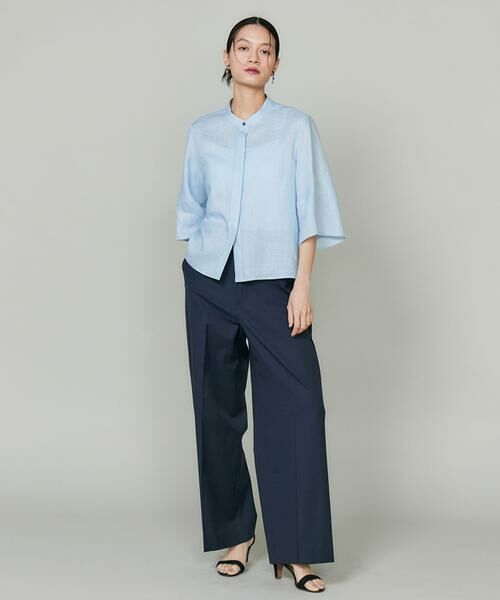 INED / イネド シャツ・ブラウス | リネンコクーンスリーブブラウス | 詳細13