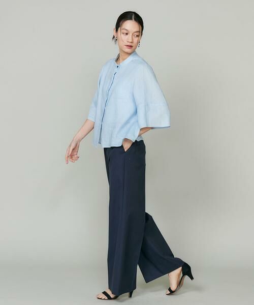 INED / イネド シャツ・ブラウス | リネンコクーンスリーブブラウス | 詳細14