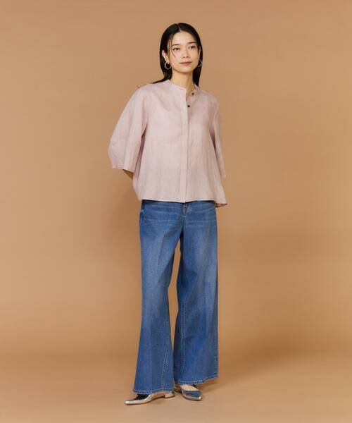 INED / イネド シャツ・ブラウス | リネンコクーンスリーブブラウス | 詳細3