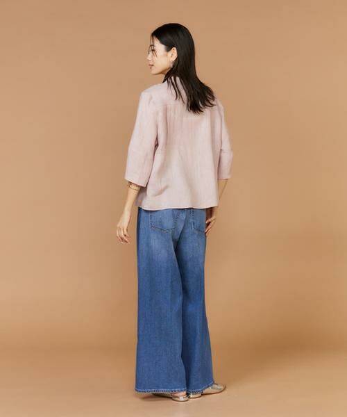 INED / イネド シャツ・ブラウス | リネンコクーンスリーブブラウス | 詳細4