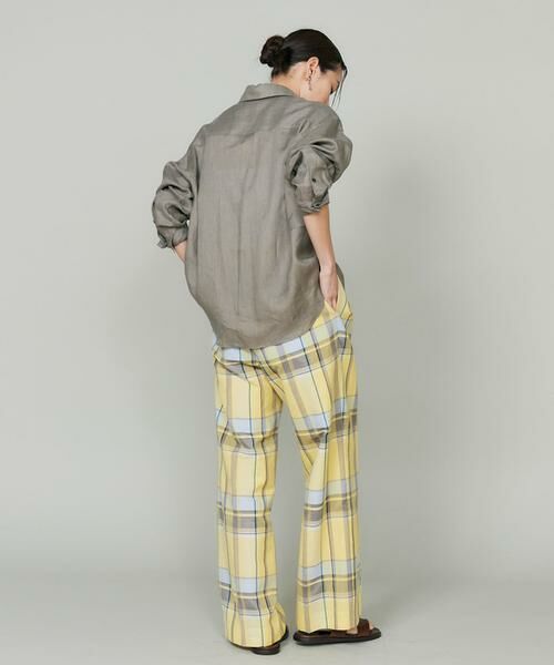 INED / イネド シャツ・ブラウス | 《大きいサイズ》リネンレギュラーカラーシャツ | 詳細13