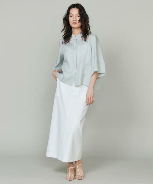 INED / イネド シャツ・ブラウス | 《大きいサイズ》リネンコクーンスリーブブラウス | 詳細11