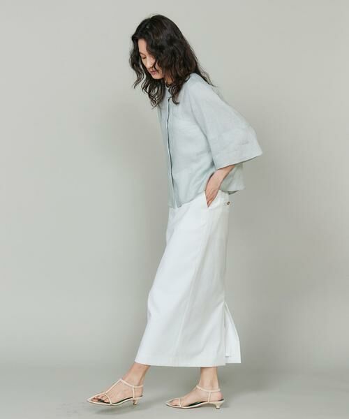 INED / イネド シャツ・ブラウス | 《大きいサイズ》リネンコクーンスリーブブラウス | 詳細12