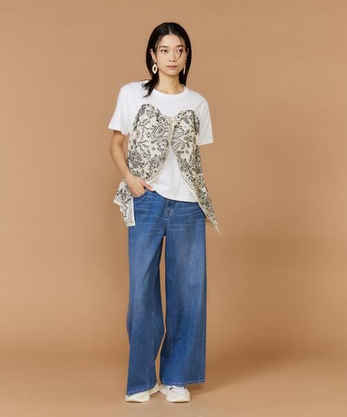 INED / イネド Tシャツ | 半袖シャツ&amp;ビスチェ《manipuri》 | 詳細2