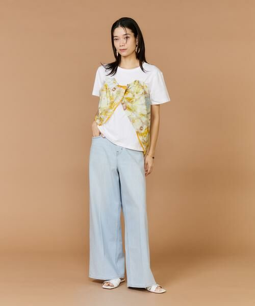 INED / イネド Tシャツ | 半袖シャツ&amp;ビスチェ《manipuri》 | 詳細6