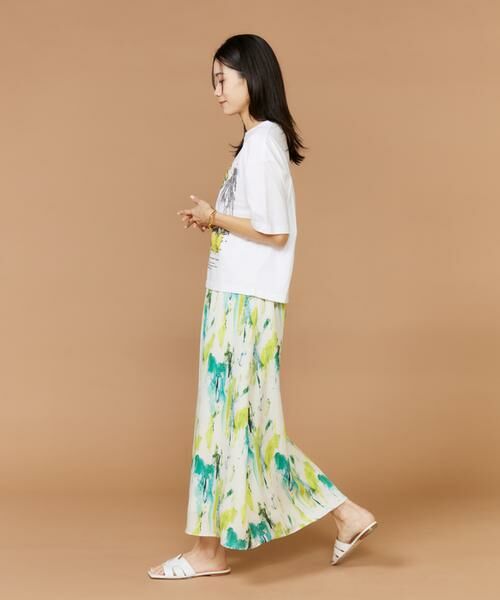 INED / イネド Tシャツ | 半袖Tシャツ ボタニカル《manipuri》 | 詳細3