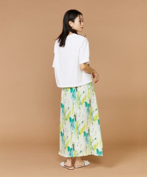 INED / イネド Tシャツ | 半袖Tシャツ ボタニカル《manipuri》 | 詳細4