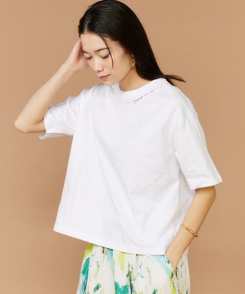 INED / イネド Tシャツ | 半袖Tシャツ バックプリント《manipuri》 | 詳細2