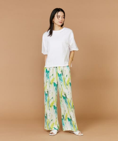 INED / イネド Tシャツ | 半袖Tシャツ バックプリント《manipuri》 | 詳細3