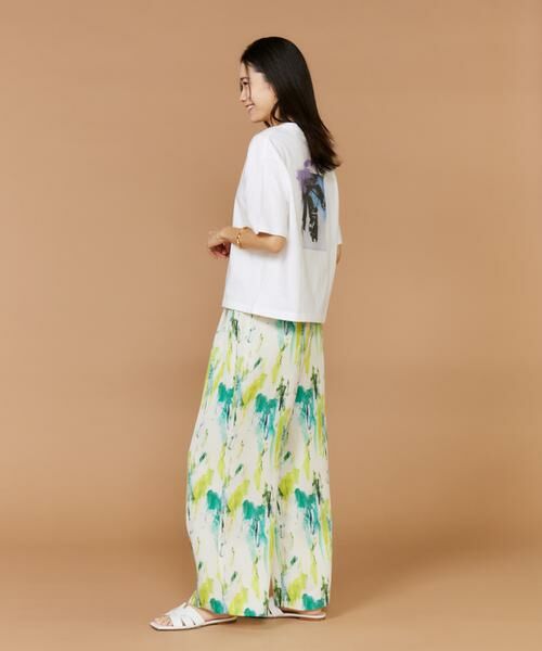 INED / イネド Tシャツ | 半袖Tシャツ バックプリント《manipuri》 | 詳細4