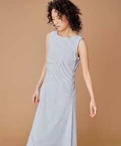 INED / イネド ミニ丈・ひざ丈ワンピース | 斜めギャザーワンピース　