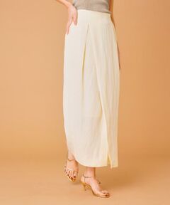 INED / イネド ミニ・ひざ丈スカート | 3月ラップ風スカート