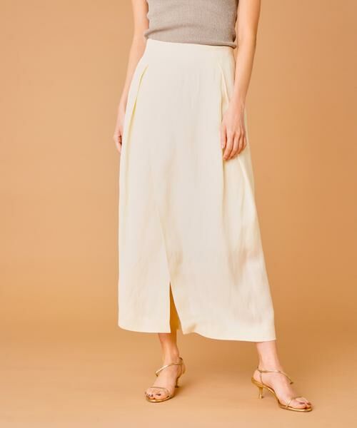 INED / イネド ミニ・ひざ丈スカート | 3月ラップ風スカート | 詳細11