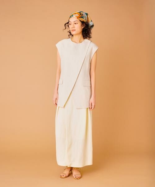 INED / イネド ミニ・ひざ丈スカート | 3月ラップ風スカート | 詳細5