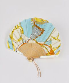 INED / イネド その他小物 | スカーフ柄シルク扇子 ピルエット《manipuri》