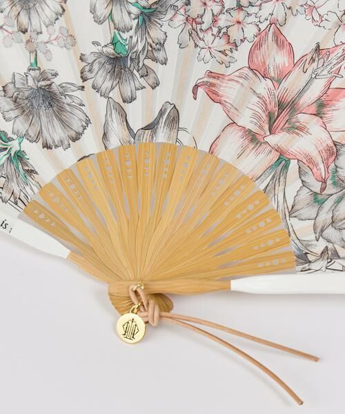 INED / イネド その他小物 | スカーフ柄シルク扇子 スプリングスプリング《manipuri》 | 詳細6
