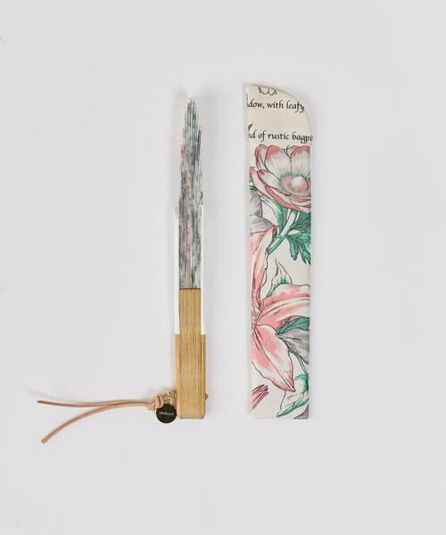 INED / イネド その他小物 | スカーフ柄シルク扇子 スプリングスプリング《manipuri》 | 詳細8