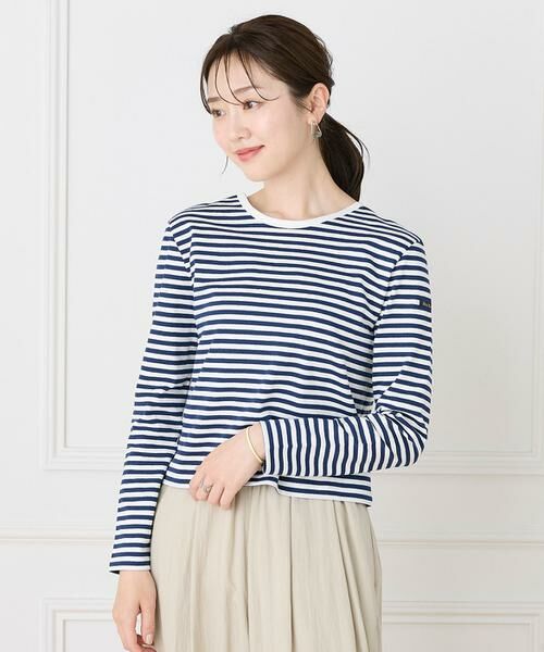 INED / イネド Tシャツ | ルミノア ボーダーカットソー MADEMOISELLE《Le minor》 | 詳細11