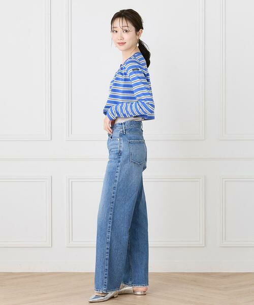 INED / イネド カットソー | ルミノア ボーダーショートカーディガン　SHORT CARDIGAN《Le minor》 | 詳細8