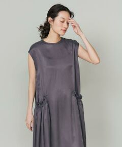 INED / イネド ロング・マキシ丈ワンピース | シャーリングポケットワンピース