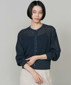 INED / イネド カーディガン・ボレロ | デニット風カーディガン