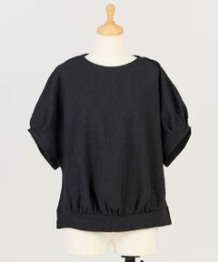 INED / イネド Tシャツ | 裾ギャザードルマンスリーブカットソー