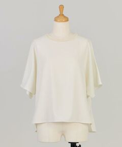 INED / イネド Tシャツ | ジョーゼットドルマンスリーブカットソー《吸水速乾》