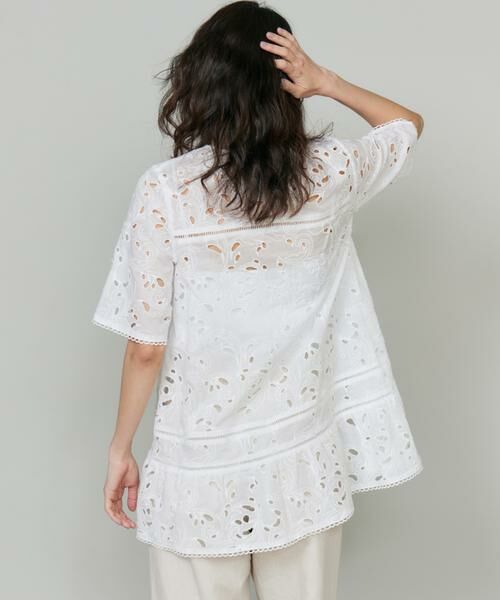 INED / イネド シャツ・ブラウス | 刺繍チュニックブラウス | 詳細13