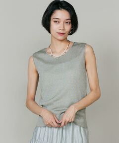 INED / イネド ベスト | 《大きいサイズ》リブタンクトップニット