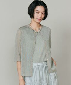 INED / イネド カーディガン・ボレロ | 《大きいサイズ》リブカーディガン