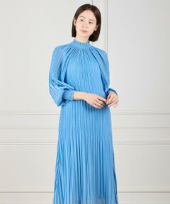 INED / イネド ミニ丈・ひざ丈ワンピース | 総プリーツシャーリングワンピース