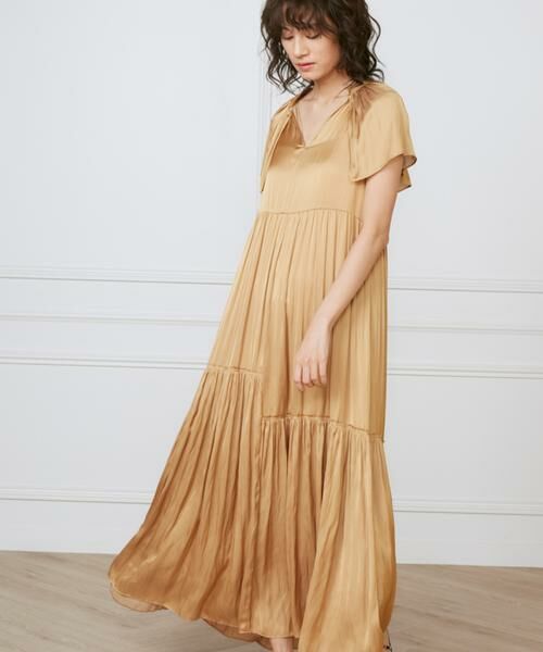INED / イネド ロング・マキシ丈ワンピース | 《大きいサイズ》ケープワンピース《la veille by SUPERIOR CLOSET》 | 詳細1