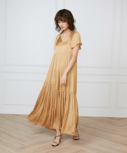 INED / イネド ロング・マキシ丈ワンピース | 《大きいサイズ》ケープワンピース《la veille by SUPERIOR CLOSET》 | 詳細3
